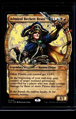 2023 MTG Magic The Gathering SLD Secret Lair Drop #1410 Admiral Beckett Brass - Image 1