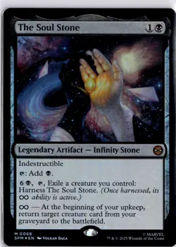 MTG The Soul Stone Foil Magic The Gathering SPM 0066 Marvel's Spider-Man TCG - Image 1