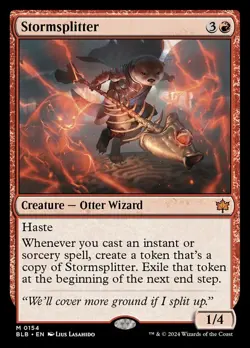 MTG Stormsplitter, Bloomburrow, Heavily Played, English - Image 1