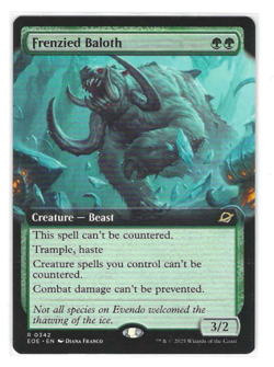 Frenzied Baloth (Extended Art) Edge of Eternities Regular NM - Image 1