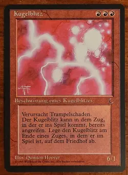 Ball Lightning MtG German Renaissance LP Magic The Gathering - Image 1