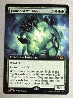 MTG / Famished Worldsire / EOE / #341 / Regular (Extended Art) / Mythic / NM - Image 1