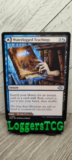 MTG Waterlogged Teachings [Inundated Archive] / MH3 0261 U NM - Image 1