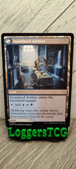 MTG Waterlogged Teachings [Inundated Archive] / MH3 0261 U NM - Image 2