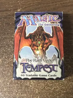MTG *Tempest Empty Tournament Starter Deck Box* (Used) Magic the Gathering - Image 1