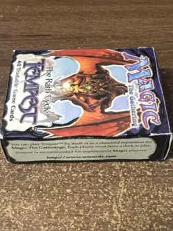 MTG *Tempest Empty Tournament Starter Deck Box* (Used) Magic the Gathering - Image 4
