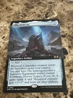 THE IRENCRAG Magic the Gathering MTG Wilds of Eldraine Extended Art - Image 1