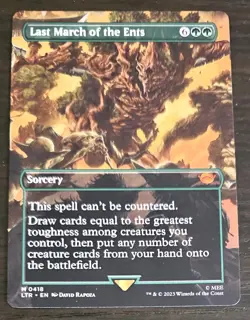 Magic the Gathering: Lord of the Rings #418 Last March of the Ents - Image 1