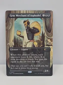MTG Gray Merchant of Asphodel (7) | NM | Secret Lair Countdown Kit {SLC} - Image 1