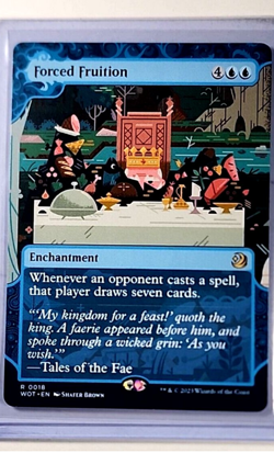 2023 MTG Magic The Gathering WOT Enchanting Tales Showcase #18 Forced Fruition - Image 1