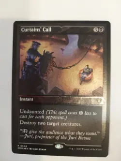 Curtains' Call (Foil Etched) Commander Masters Foil - Image 1