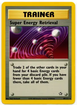 Pokemon - Neo Genesis Super Energy Retrieval 89/111 LP - Image 1