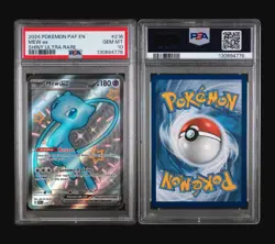 Pokemon TCG Mew EX 216/091 Paldean Fates Full Art Shiny Ultra Rare PSA 10 - Image 2