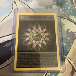 Rainbow Energy 80/82 - 1st Edition Non-Holo WOTC TCG-Team Rocket Pokemon Card - Image 3