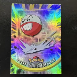 #101 Electrode Pokemon Topps Series HOLOFOIL - Image 1