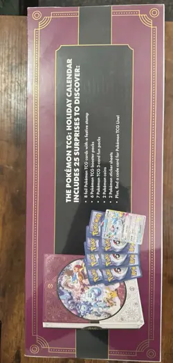 Pokemon TCG Holiday Calendar 2025 Advent Calendar Factory Sealed Brand New - Image 4