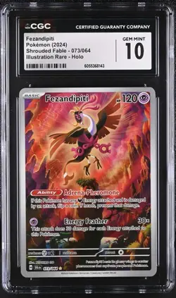 FEZANDIPITI Shrouded Fable Illustration Rare #073 CGC 10 Pokemon [Nostalgium] - Image 1