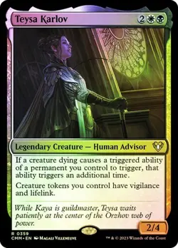 Teysa Karlov FOIL - 0359 - Rare - Commander Masters CMM MTG - Image 1