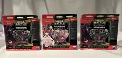 Lot of 3 Pokemon TCG Mega Battle Decks Mega Gengar and Mega Diancie New + Sealed - Image 3