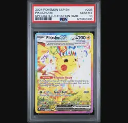Pikachu ex 238/191 Sv08: Surging Sparks Holo PSA 10 Pokemon - Image 3