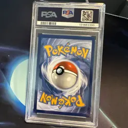 Pokemon TCG Team Rockets Meowth & Giovanni PSA 8 - Image 4