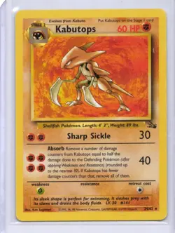 Pokemon - Kabutops (24) #24/62 - Fossil - Rare - Lightly played - Image 1