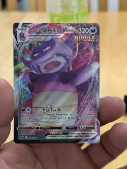 Galarian Slowking VMax 100/198 Ultra Rare Chilling Reign Pokemon - Near Mint NM - Image 1
