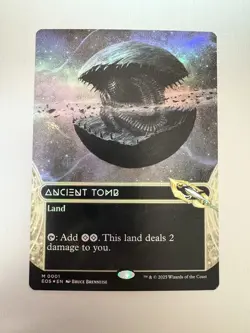 Ancient Tomb - 0001 - MTG: Edge of Eternities: Stellar Sights -Borderless - FOIL - Image 1