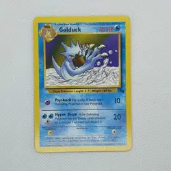 Pokemon TCG Golduck Fossil 35/62 Regular LP. - Image 1