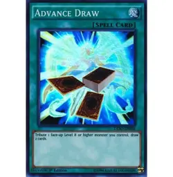 Yugioh - Advance Draw (Super Rare) (1st Edition) - DESO-EN056 P - Image 1