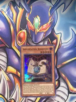 Yugioh Impcantation Bookstone MP19-EN172 Super Rare 1st Ed NM - Image 1
