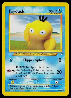 Pokemon Card - Psyduck Neo Destiny 79/105 Common Non Holo - Image 1