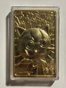 Pokemon Jugglypuff #39 24K Gold Plated Trading Card 1999 Burger King Promo - Image 1