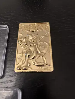 Vintage 1999 Burger King Pokemon 23k Gold Plated Mewtwo Collectible Card - Image 4