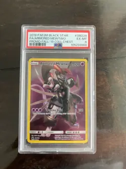 Pokemon TCG Armored Mewtwo SM228 Black Star Promo Card - Image 1