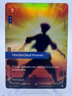 Riftbound Unchecked Power Card Origins OGN 123/298 League Of Legends English - Image 1