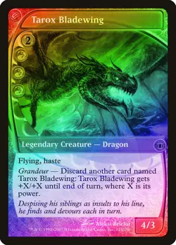 Tarox Bladewing FOIL Future Sight NM Red Rare MAGIC GATHERING CARD ABUGames - Image 1
