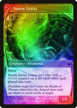 Storm Entity FOIL Future Sight NM Red Uncommon MAGIC GATHERING CARD ABUGames - Image 1