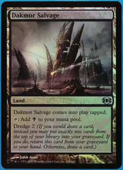 Dakmor Salvage FOIL Future Sight NM Land Uncommon MTG CARD (ID# 483083) ABUGames - Image 1
