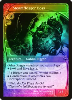 Steamflogger Boss FOIL Future Sight NM Red Rare MAGIC GATHERING CARD ABUGames - Image 1