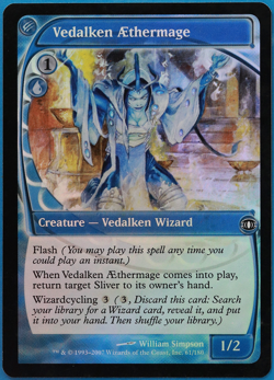 Vedalken AEthermage FOIL Future Sight NM Blue Common CARD (496107) ABUGames - Image 1