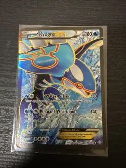 Kyogre EX Primal Clash Ultra Rare Full Art Holo Card 148/160 LP Condition - Image 3