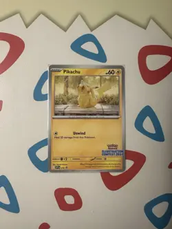 Pikachu - 214 (Illustration Contest 2024) 214 Sv: Scarlet & Violet Promo Cards - Image 1