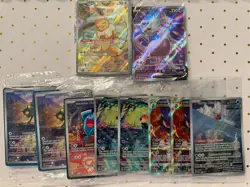 10 Sealed Pokemon TCG ETB Promo Cards Factory Sealed Holo - Image 1