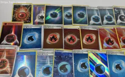 Lot of Holographic Pokemon Energy Cards (Vintage & Modern) - Image 2