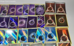 Lot of Holographic Pokemon Energy Cards (Vintage & Modern) - Image 4