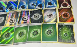 Lot of Holographic Pokemon Energy Cards (Vintage & Modern) - Image 5