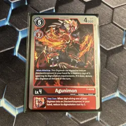 Digimon Card Game Agunimon P-029 Foil Near Mint - Image 1