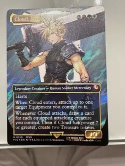 Cloud, Ex-SOLDIER (Borderless) (Surge Foil) Commander: Final Fantasy - Image 1