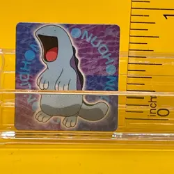 Quagsire Pokemon Japanese Pocket Monster Mini Card Nintendo No.195 - Image 1